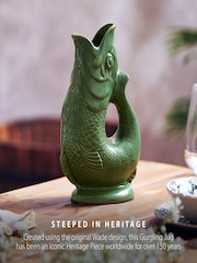 Wade Forest Green Small Original Gurgle Fish Jug - Image 3 of 10