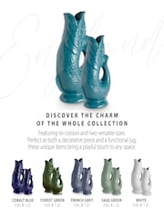 Wade Teal Large Original Gurgle Fish Vase Jug - Image 8 of 10