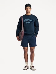 NN.07 Blue Gregor Drawstring Shorts - Image 2 of 6