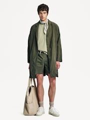 NN.07 Green Gregor Drawstring Shorts - Image 1 of 11