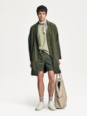 NN.07 Green Gregor Drawstring Shorts - Image 3 of 11