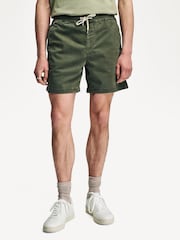 NN.07 Green Gregor Drawstring Shorts - Image 5 of 11