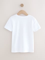 White Racing Car Regular Fit Short Sleeve Graphic 100% Cotton T-Shirt (3-16yrs) - Image 2 of 4