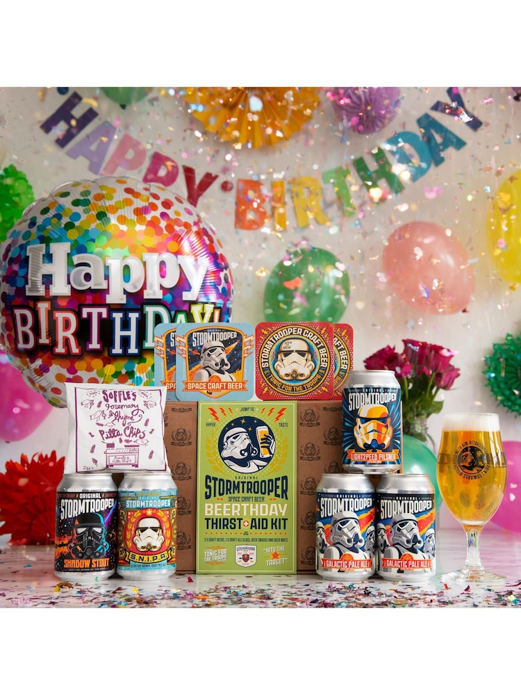 The Stormtrooper Beer Company Happy Birthday Thirst Aid Craft Beer Gift Pack - Image 1 of 3