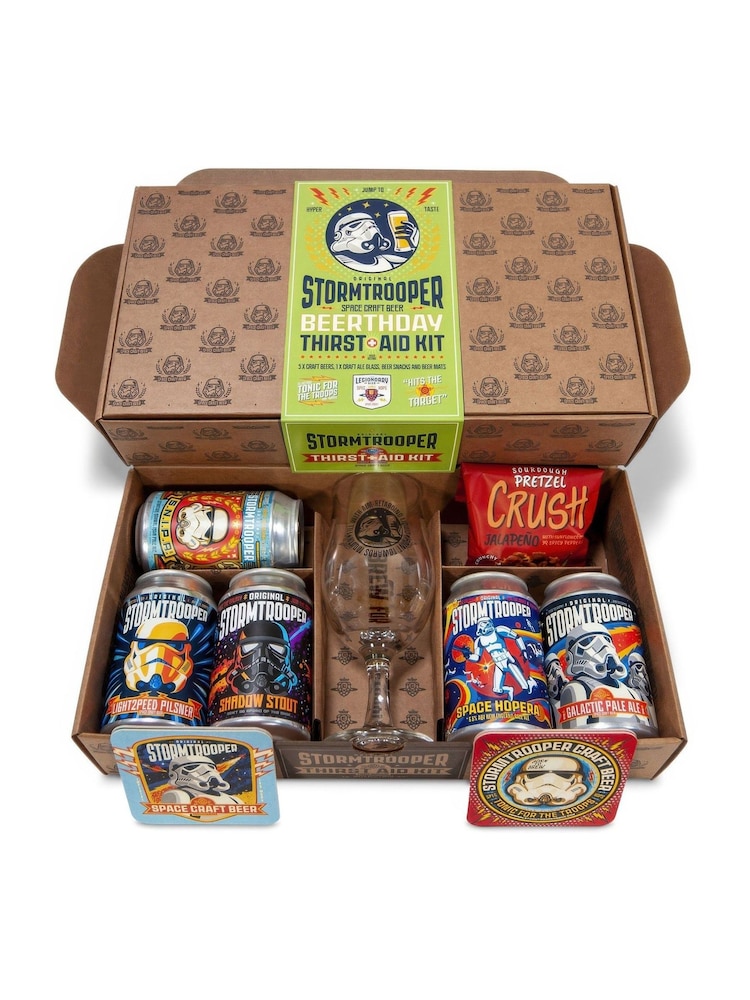 The Stormtrooper Beer Company Happy Birthday Thirst Aid Craft Beer Gift Pack - Image 2 of 3