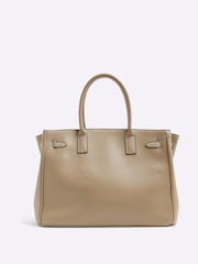 River Island Brown Charmed Tote Bag - Image 2 of 6