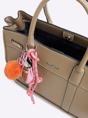 River Island Brown Charmed Tote Bag - Image 4 of 6