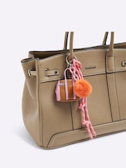 River Island Brown Charmed Tote Bag - Image 5 of 6