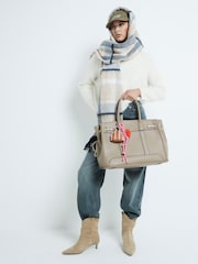 River Island Brown Charmed Tote Bag - Image 6 of 6