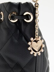 River Island Black Quilted Bucket Bag - Image 7 of 7