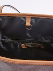 River Island Brown Side Tie Shopper Bag - Image 5 of 6