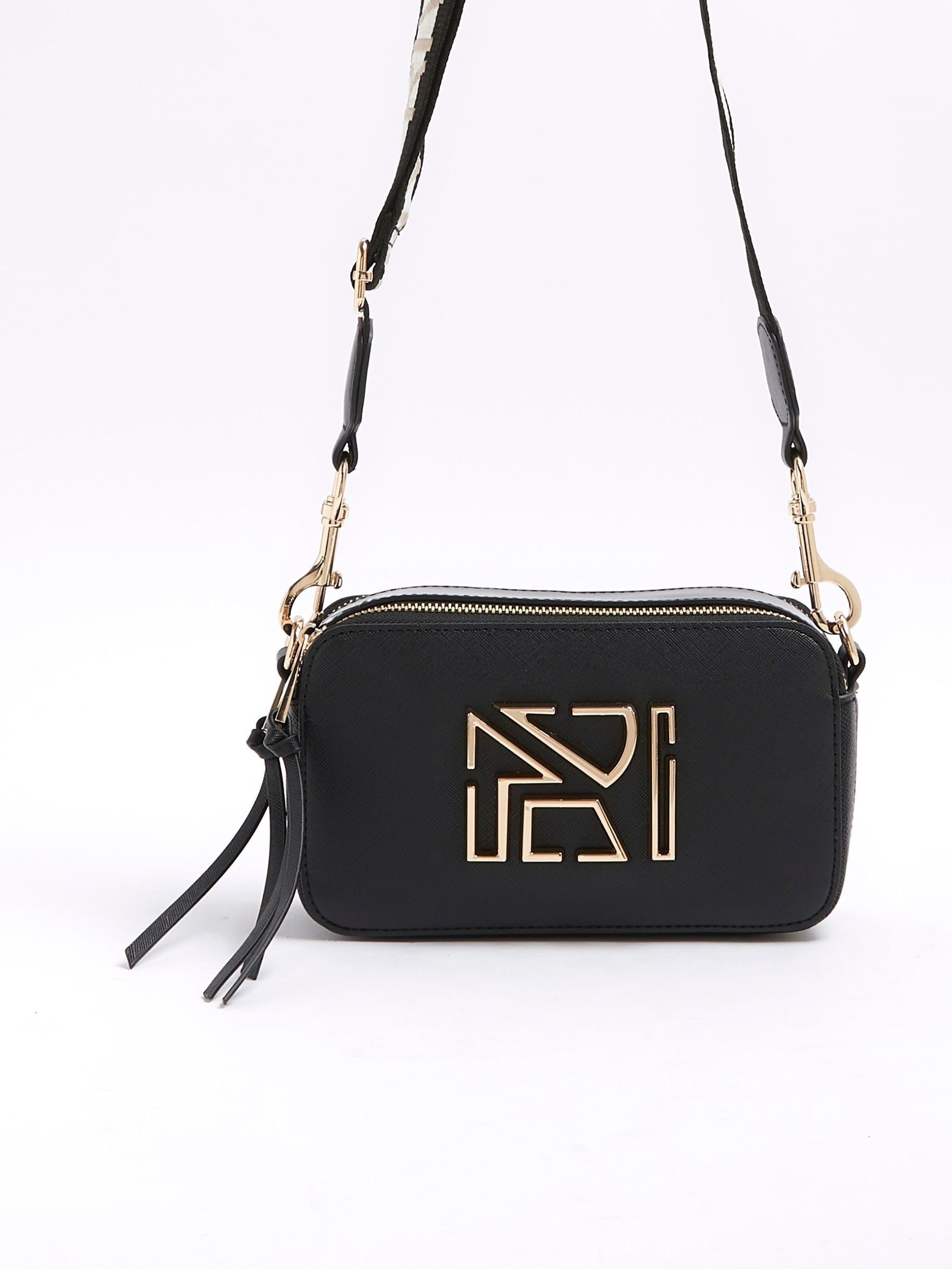 River island cross body bag black on sale
