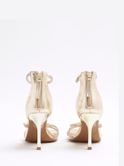 River Island Gold Embellished Sandals - Image 4 of 4