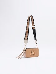 Коричневый - River Island Camera Cross-Body Bag - Image 3 of 5