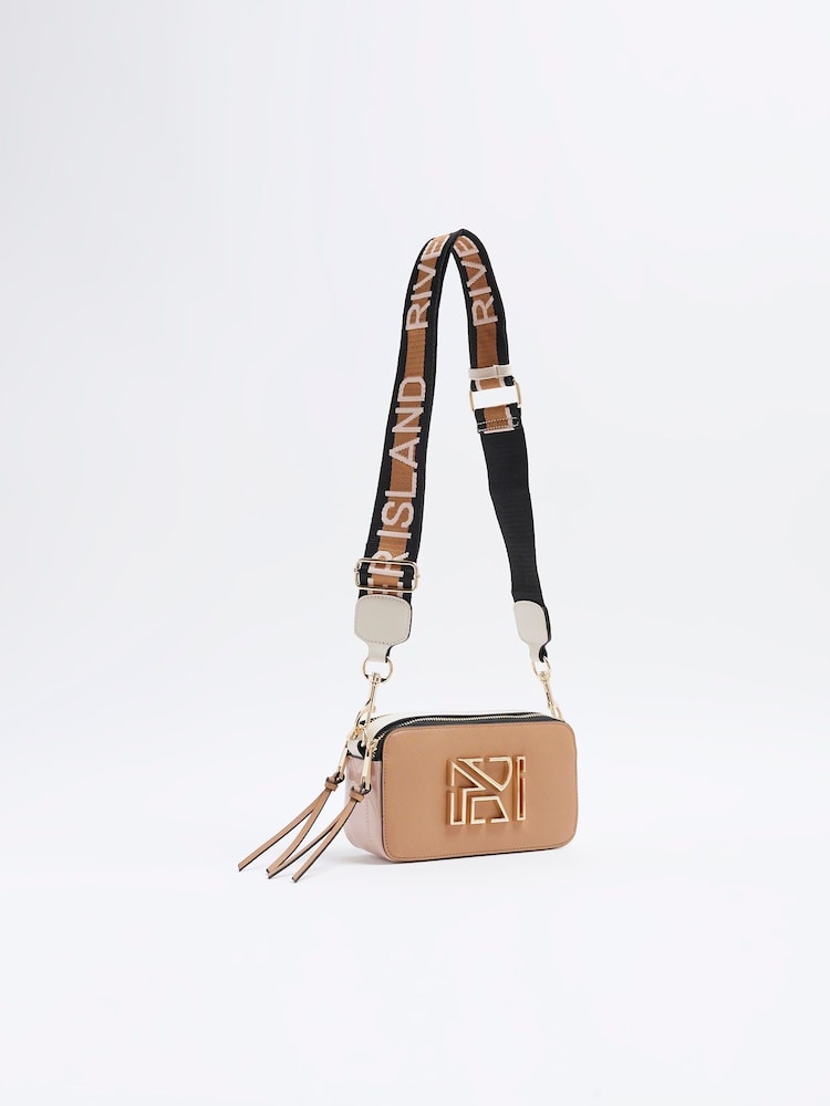 River Island Brown Camera Cross-Body Bag - Image 3 of 5