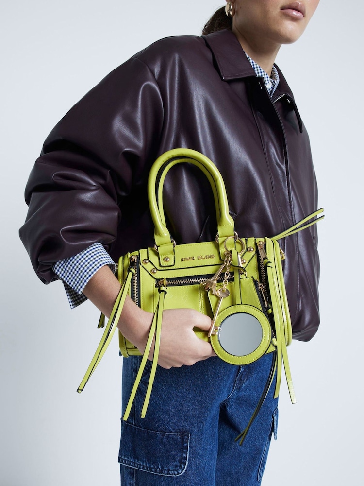 River Island Green Charmed Tote Bag - Image 1 of 6