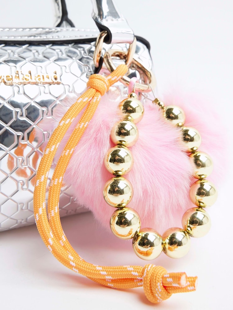 River Island Silver Mini Bowler Bag - Image 6 of 6