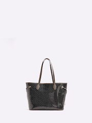 Черный - River Island Сумка-шоппер с боковым галстуком - Image 3 of 6