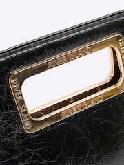 River Island Black Metal Handle Clutch Bag - Image 5 of 5