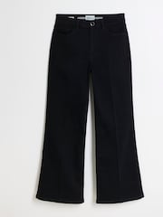 River Island Black High Waisted Wide Leg Karma Jeans - Image 5 of 6