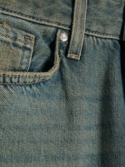River Island Blue Relaxed Straight Fit Jeans - Image 6 of 6