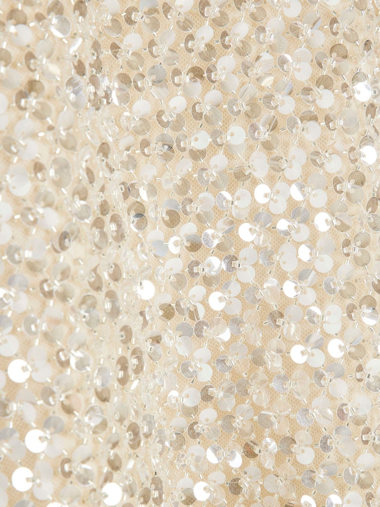 River Island Sequin Racer Tank Top - Imagen 6 de 6