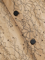 River Island Sheer Lace Shirt - صورة 6 من 6