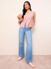Friends Like These Pink Knitted Waistcoat - Image 3 of 4