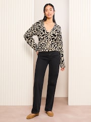 Friends Like These Animal V-Neck Cardigan - Image 3 of 4