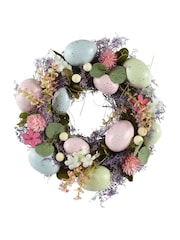 Decoris Easter Wreath with Colourful Eggs - Image 2 of 2