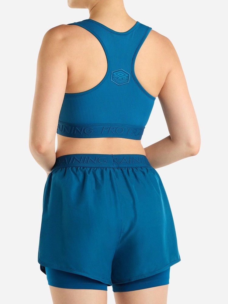 Umbro Blue Pro Training Sports Bra - Image 2 of 4