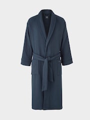 The Savile Row Company Waffle 100% Cotton Dressing Gown With Lining - Image 1 of 4