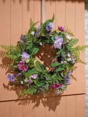 Everlands Floral Spring Wreath - Image 1 of 2