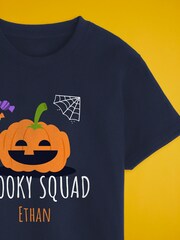 Personalised Halloween Boys Spooky Squad Pyjamas by Stitch Style - Image 2 of 6