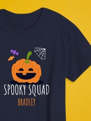 Personalised Halloween Boys Spooky Squad Pyjamas by Stitch Style - Image 2 of 6