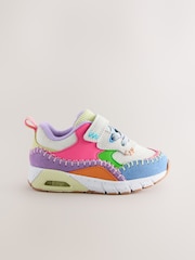 Multi Bright Elastic Lace Chunky Trainers - Image 2 of 5