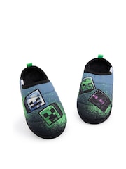 Vanilla Underground Blue Minecraft Boys Slippers - Image 1 of 6