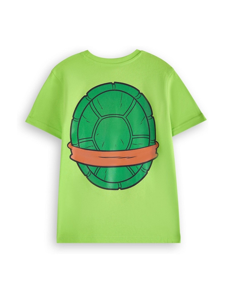 Vanilla Underground Green Boys Teenage Mutant Ninja Turtles Cosplay 100% Cotton T-Shirt - Image 2 of 6 Vanilla Underground Green Boys Teenage Mutant Ninja Turtles Cosplay 100% Cotton T-Shirt - Image 2 of 6