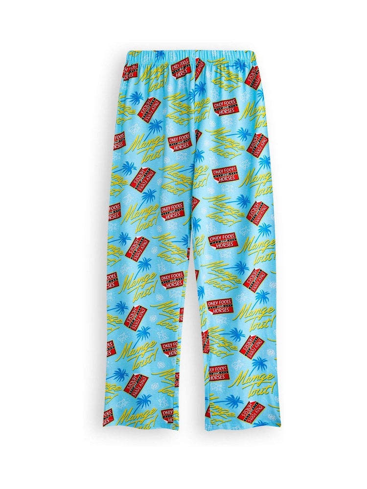 Vanilla Underground Blue Mens Only Fools and Horses Lounge 100% Cotton Pyjamas - Image 1 of 6