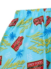 Vanilla Underground Blue Mens Only Fools and Horses Lounge 100% Cotton Pyjamas - Image 4 of 6