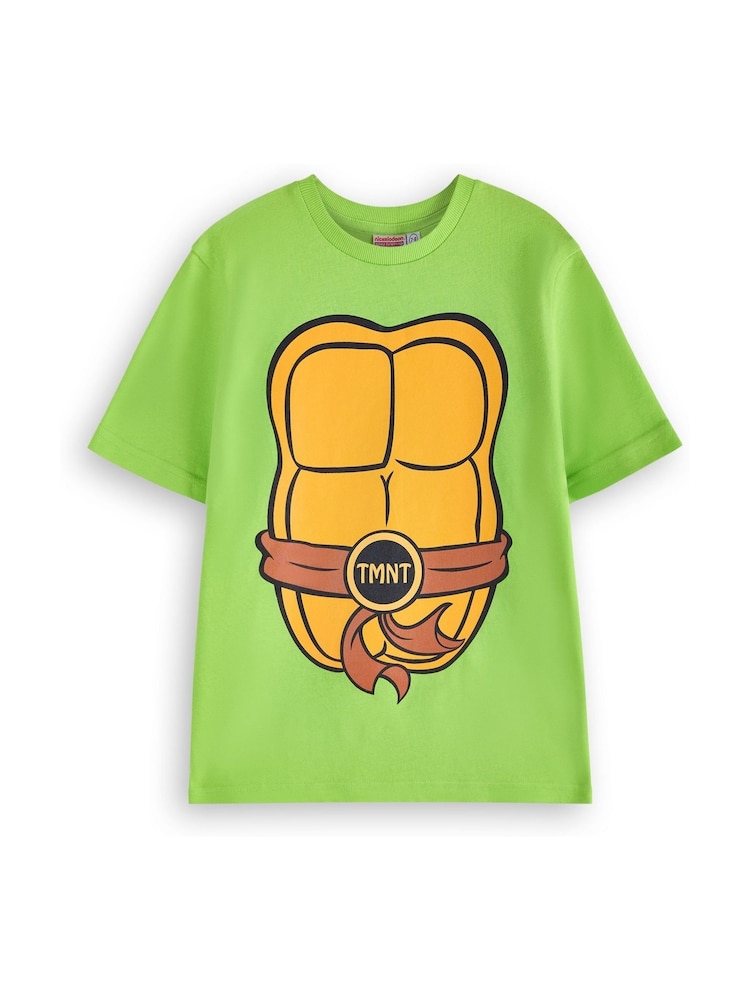 Vanilla Underground Green Mens Teenage Mutant Ninja Turtles Cosplay 100% Cotton T-Shirt - Image 1 of 6 Vanilla Underground Green Mens Teenage Mutant Ninja Turtles Cosplay 100% Cotton T-Shirt - Image 1 of 6