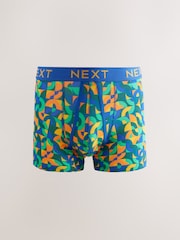 Bright Geometric Pattern A-Front Boxers 8 Pack - Image 3 of 12