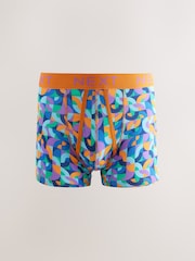 Bright Geometric Pattern A-Front Boxers 8 Pack - Image 4 of 12