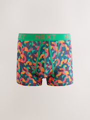 Bright Geometric Pattern A-Front Boxers 8 Pack - Image 8 of 12