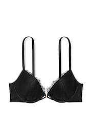 Victoria's Secret Black Demi Rose Lace Bra - Image 3 of 3