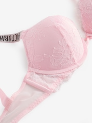 Victoria's Secret Angel Pink Add 2 Cups Push Up Shine Strap Bra - Image 2 of 3