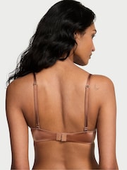 Victoria's Secret Caramel Nude Add 2 Cups Push Up Bombshell Lace Trim Bra - Image 2 of 4