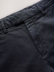 Navy Premium Sateen Chino Shorts - Image 8 of 10