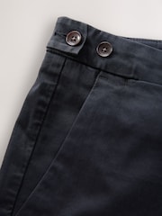 Navy Premium Sateen Chino Shorts - Image 9 of 10