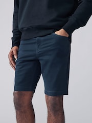 Navy Motionflex 5 Pocket Chino Shorts - Image 1 of 11